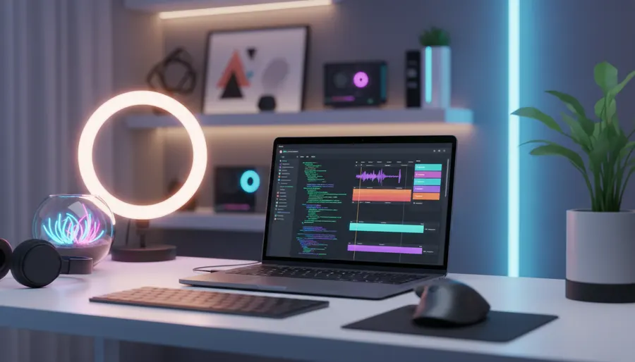 Comparison of traditional timeline video editing versus programmatic code-based video editing