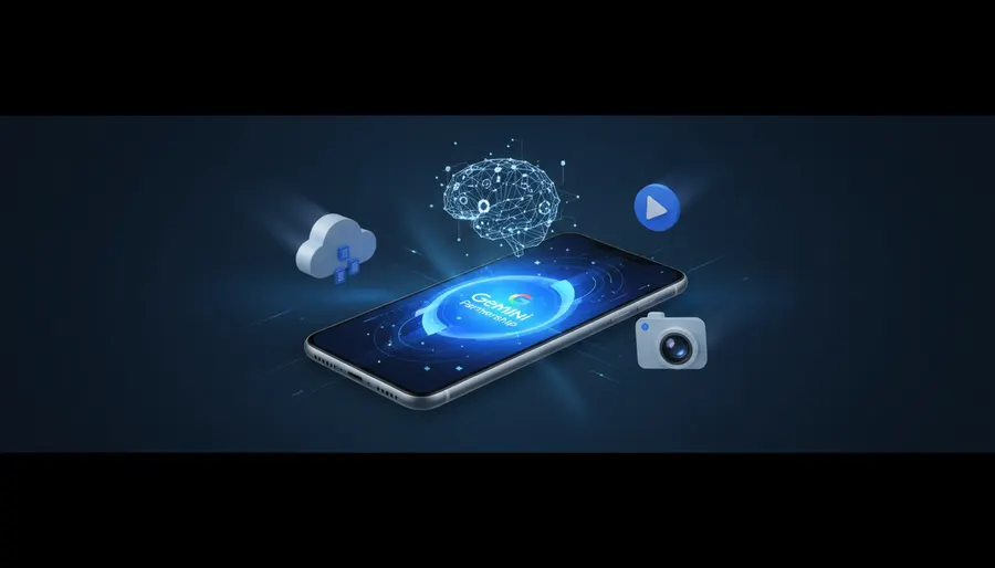 MyJio app displaying Google Gemini partnership offer on a smartphone screen