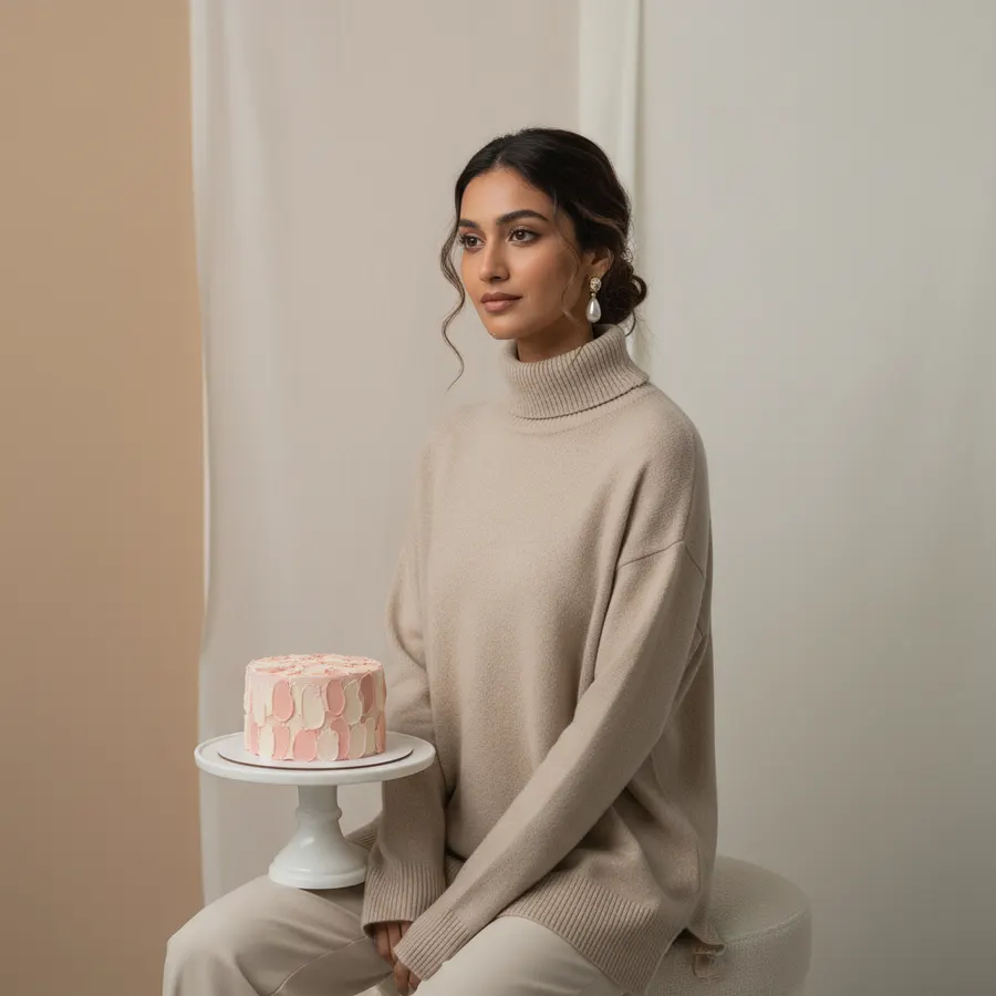 Minimalist Studio Aesthetic — AI photo sample made with Gemini
