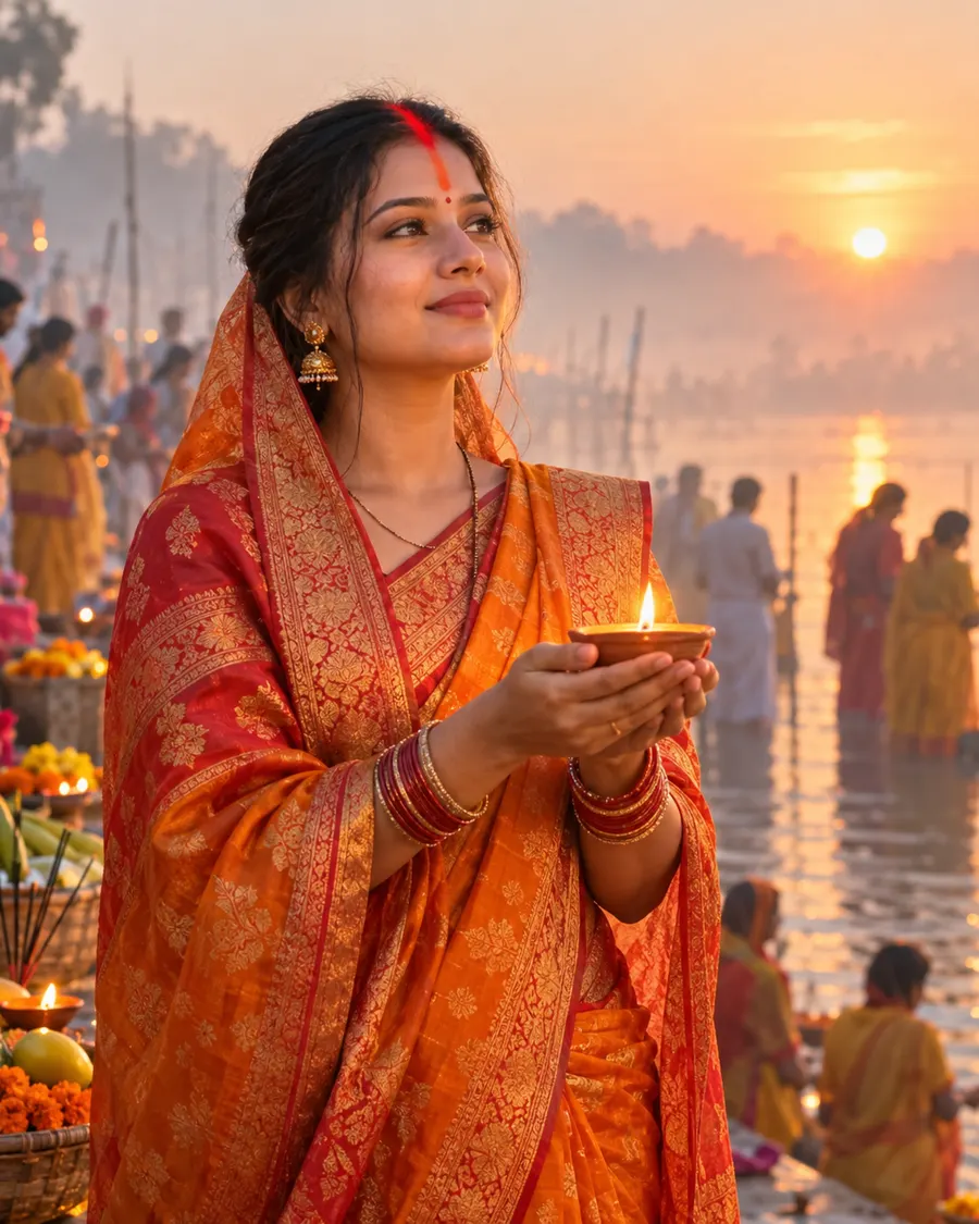 Golden Sunrise Prayers — AI photo sample made with ChatGPT
