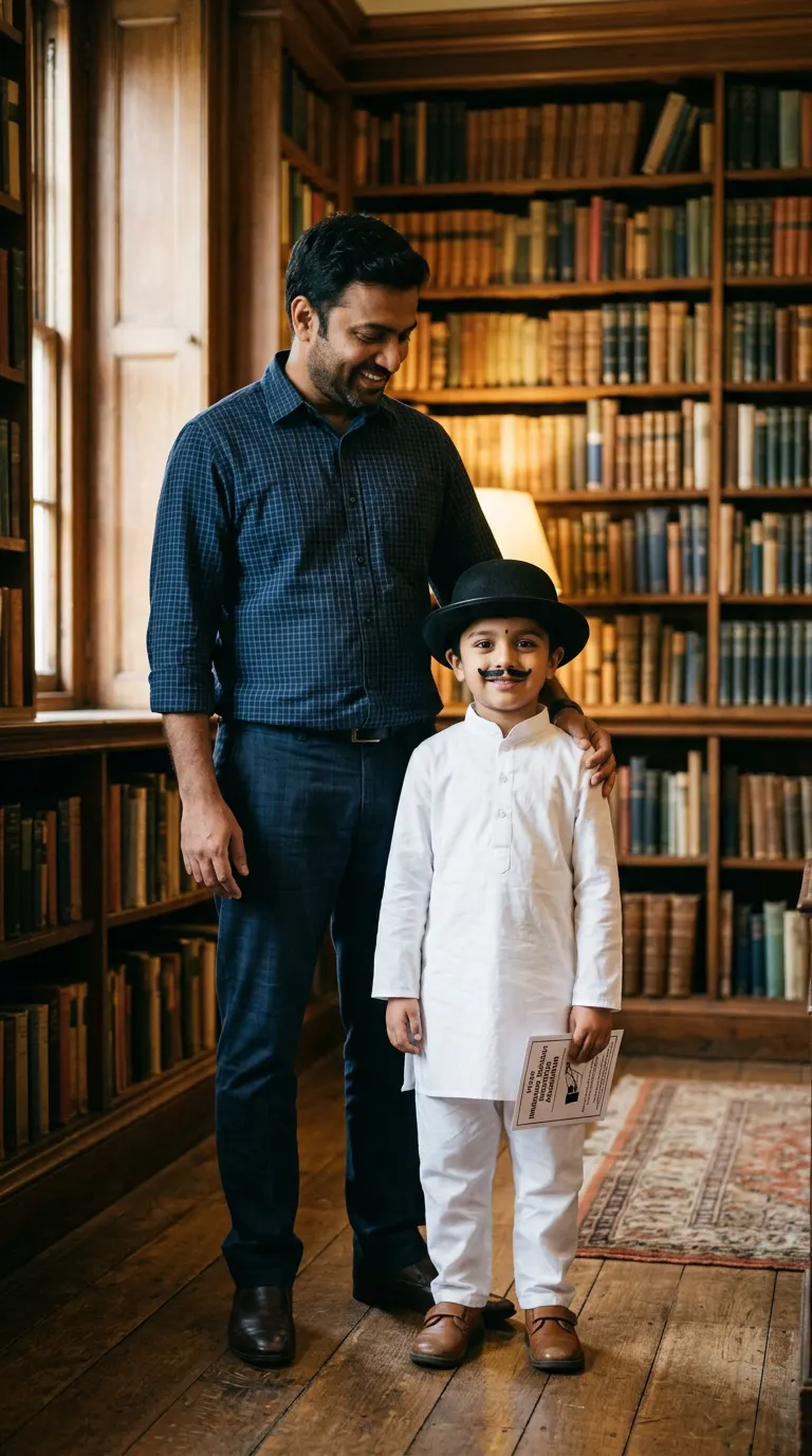 शहीद भगत सिंह स्टाइल — AI photo sample made with Gemini