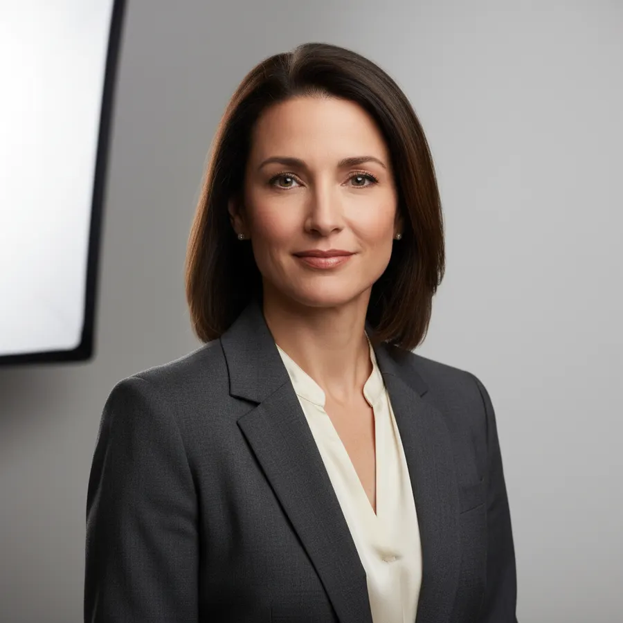 Corporate Studio Headshot — made with Gemini