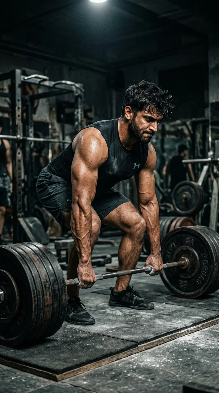 Heavy Deadlift Grit — AI photo sample made with Gemini
