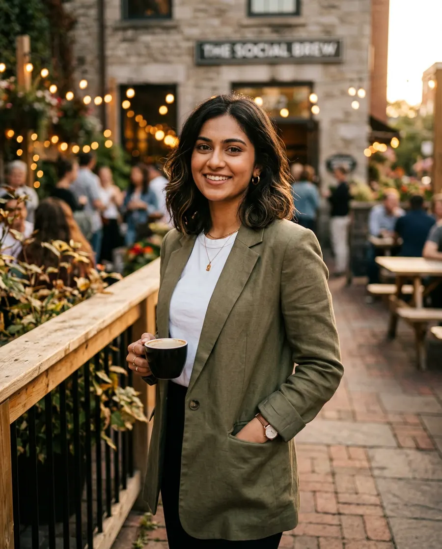 Creative Professional Cafe — AI photo sample made with Gemini