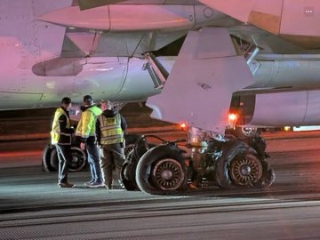 Atlanta'da LATAM Boeing 767'den Sert İniş: Tüm Lastikler Patladı!