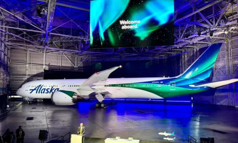 Alaska Airlines'ın Yeni Seması: Kuzey Işıkları 787-9 Görevde
