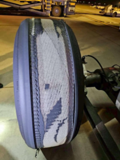 China Airlines A350'nin Kâbusu: Lastik Parçası Kanada Çarptı