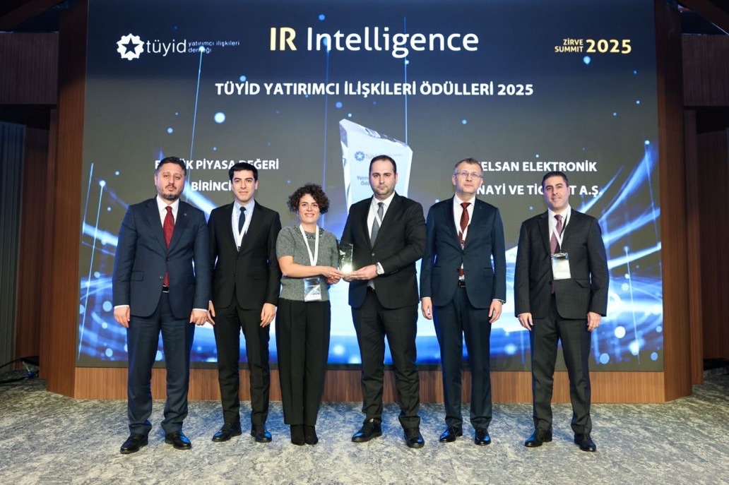 ASELSAN, TÜYİD Zirvesi'nde Türkiye'nin En Başarılı Yatırımcı İlişkileri Şirketi Seçildi