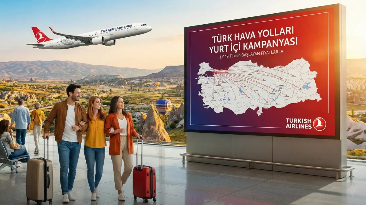 THY'den İç Hatlarda Kaçırılmayacak Fırsat: Biletler 1.049 TL'den Başlıyor!