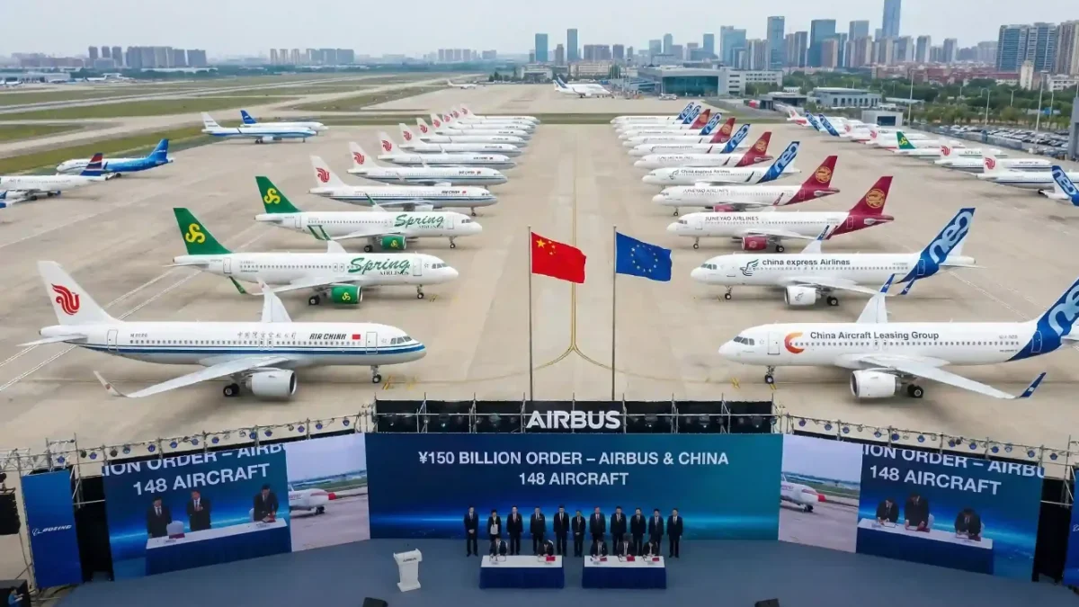 Çin'den Airbus'a 22 Milyar Dolarlık Dev Sipariş!