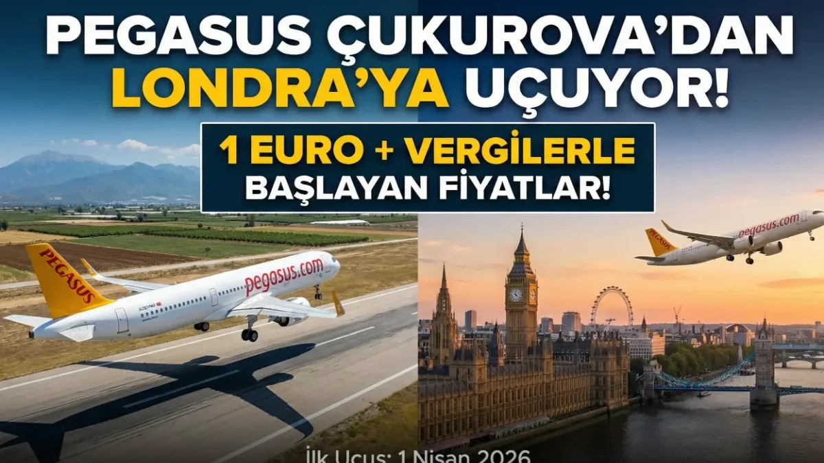 Pegasus'tan Londra'ya 1 Euro'ya Uçuş Fırsatı!