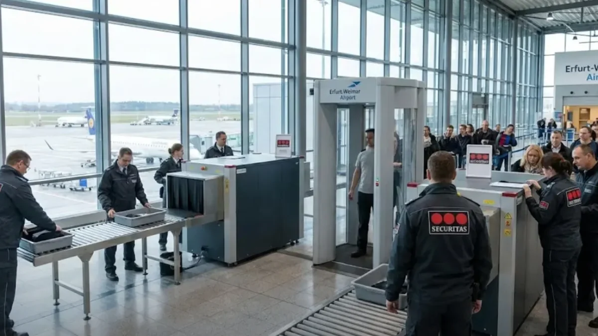 Securitas Erfurt Havalimanı'nda Güvenlik Kontrolünü Devraldı