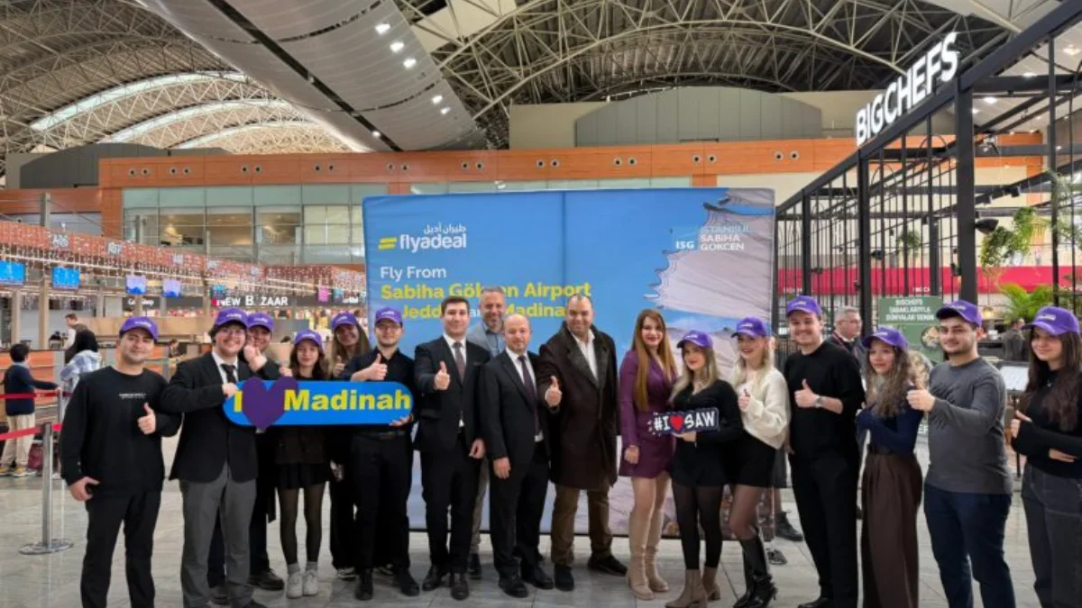 Flyadeal Sabiha Gökçen'den Cidde ve Medine'ye Uçuyor