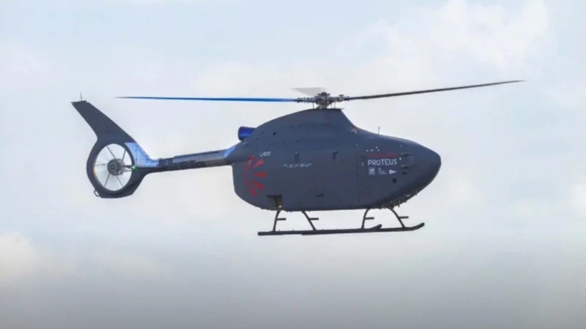 İngiltere'nin İlk Otonom Helikopteri Görevde: Royal Navy Proteus Sahneye Çıktı