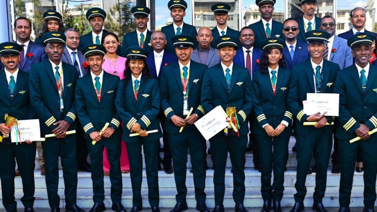 Ethiopian Havacılık Üniversitesi Mezunlarını Uğurladı: 58 Pilot Görevde
