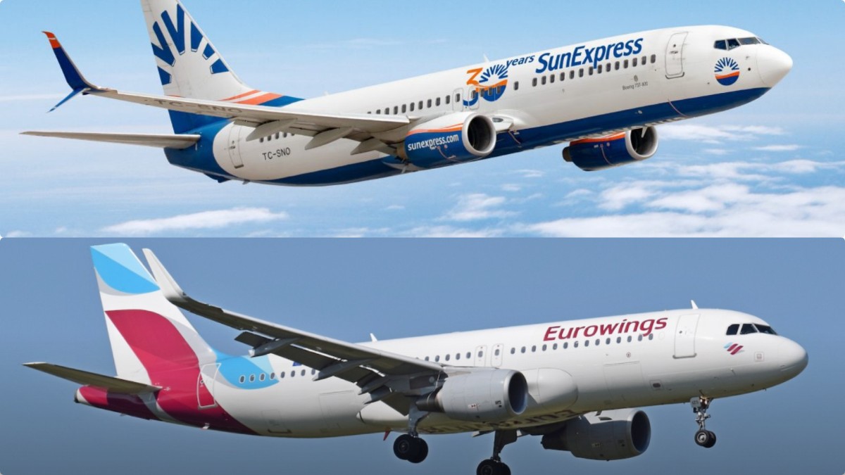 SunExpress ve Eurowings Ağını Genişletiyor: Avrupa'da 8 Yeni Noktaya Ortak Uçuşlar Başlıyor - SunExpress Haberi