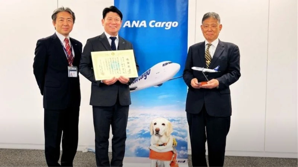 ANA Cargo'dan Örnek Destek: Rehber Köpek Taşımacılığında 20 Yıllık Katkı Takdirle Taçlandı - Hava Kargo Haberi