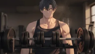 Cover art for your gym crush is a werewolf