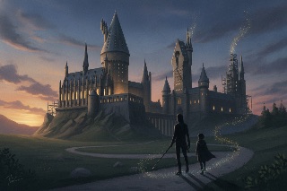 Cover art for The Eighth Year Echoes: Draco & Harry