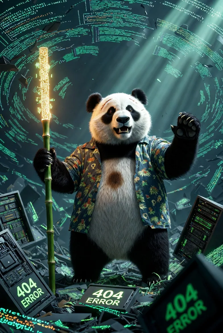Cover art for Patch the Panda and the Eternal War Against Web Rot
