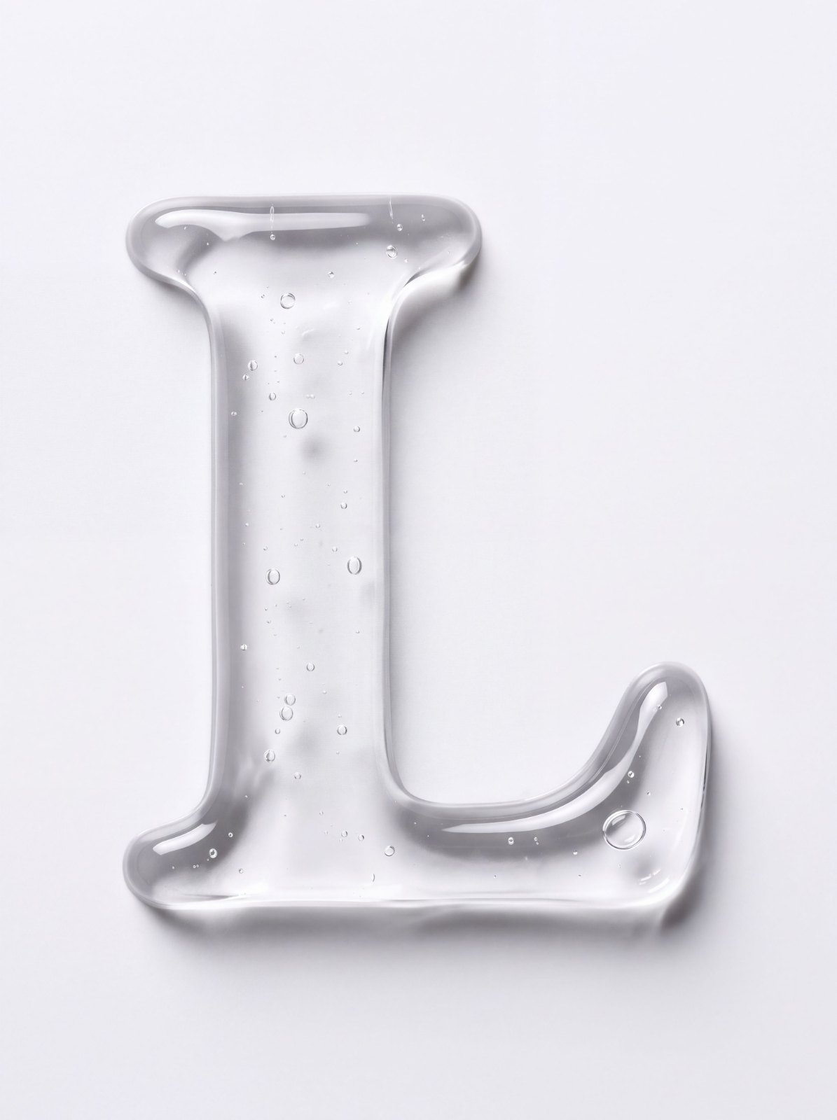 LUMÉ gel letter product still