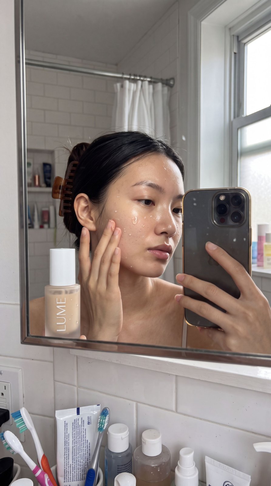 LUMÉ mirror GRWM, 9:16