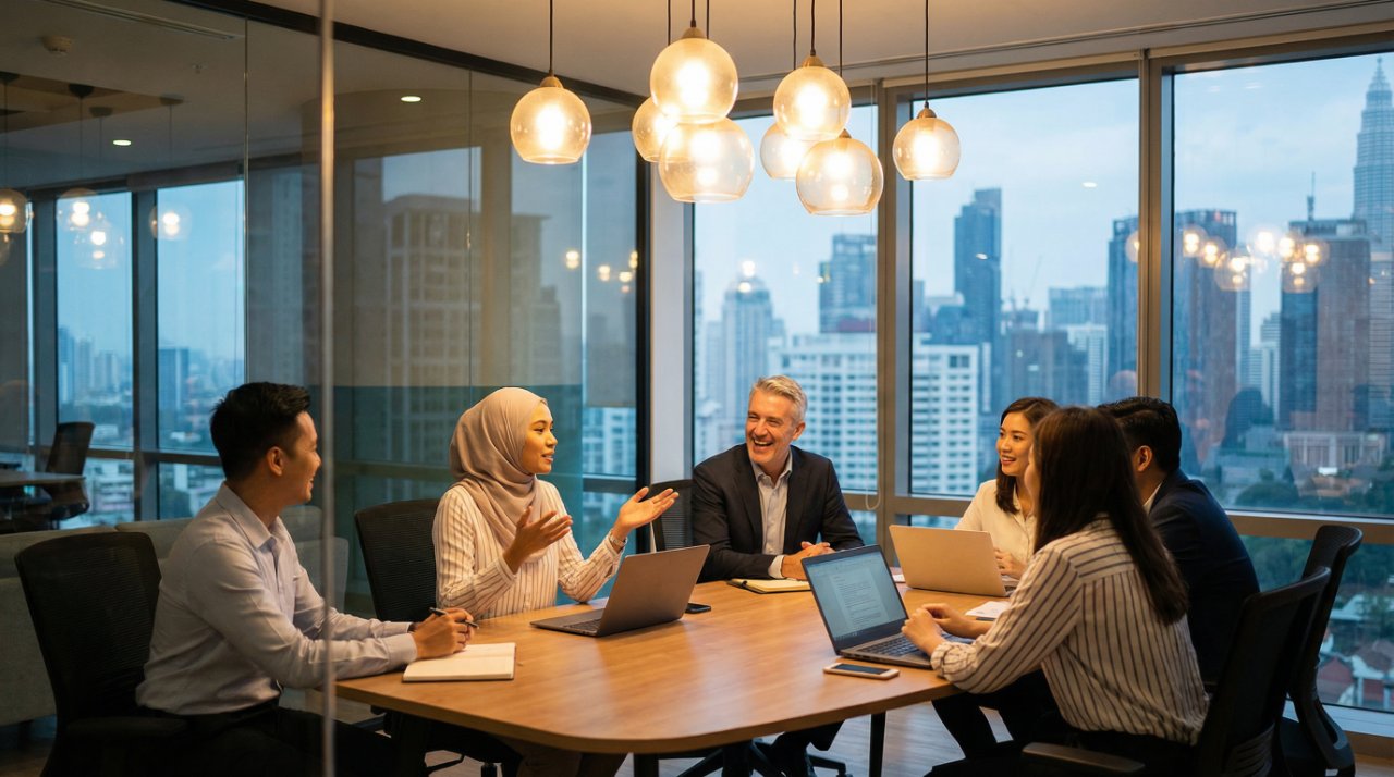 グローバルな会議室