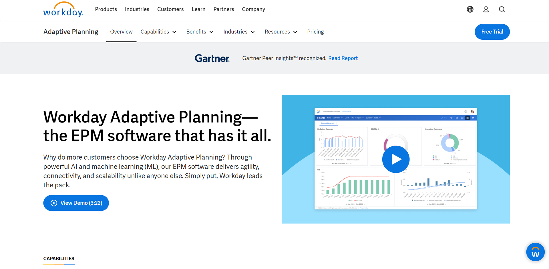 Adaptive Insights main screenshot