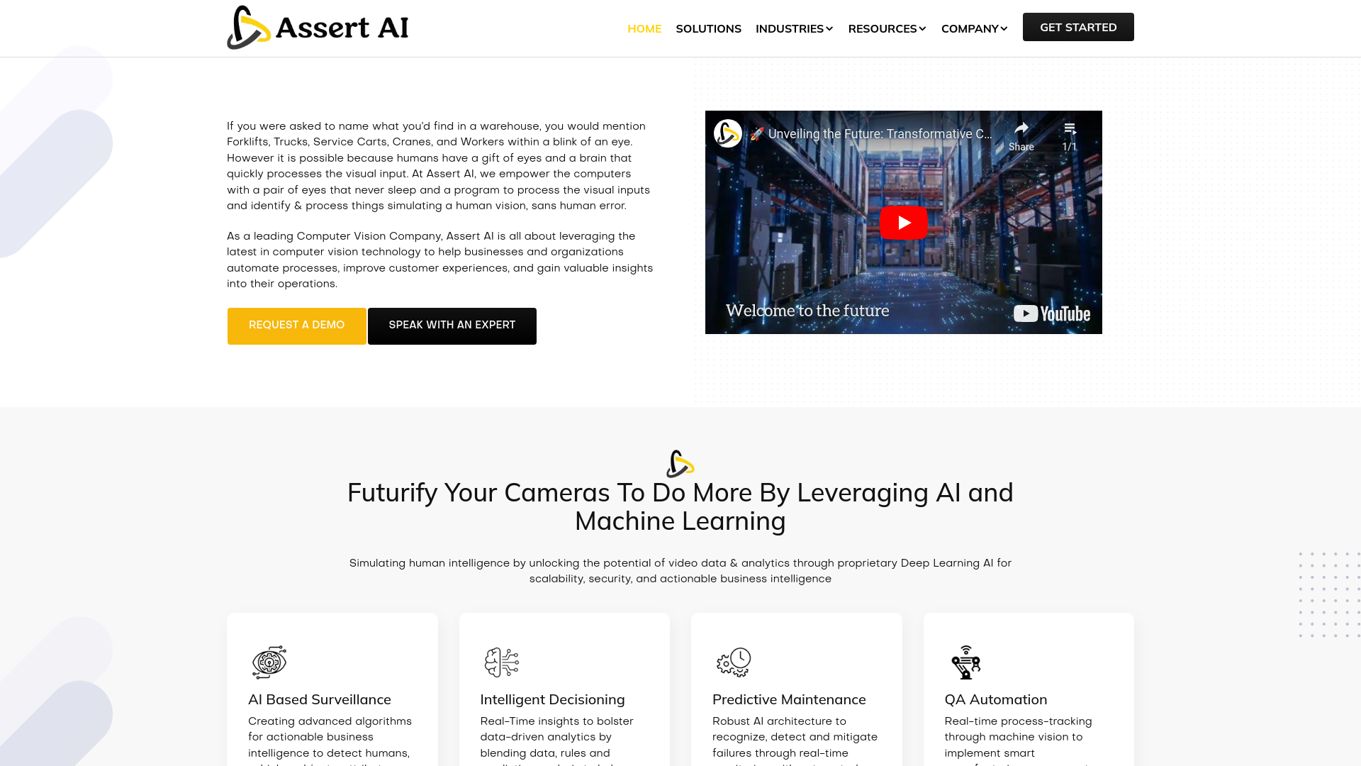 Assert AI main screenshot