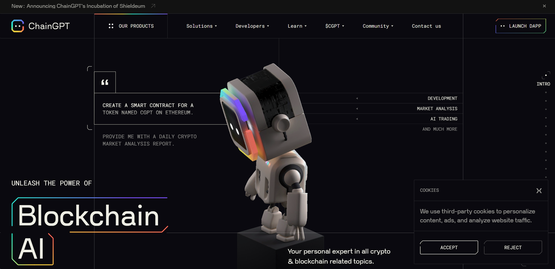 ChainGPT main screenshot