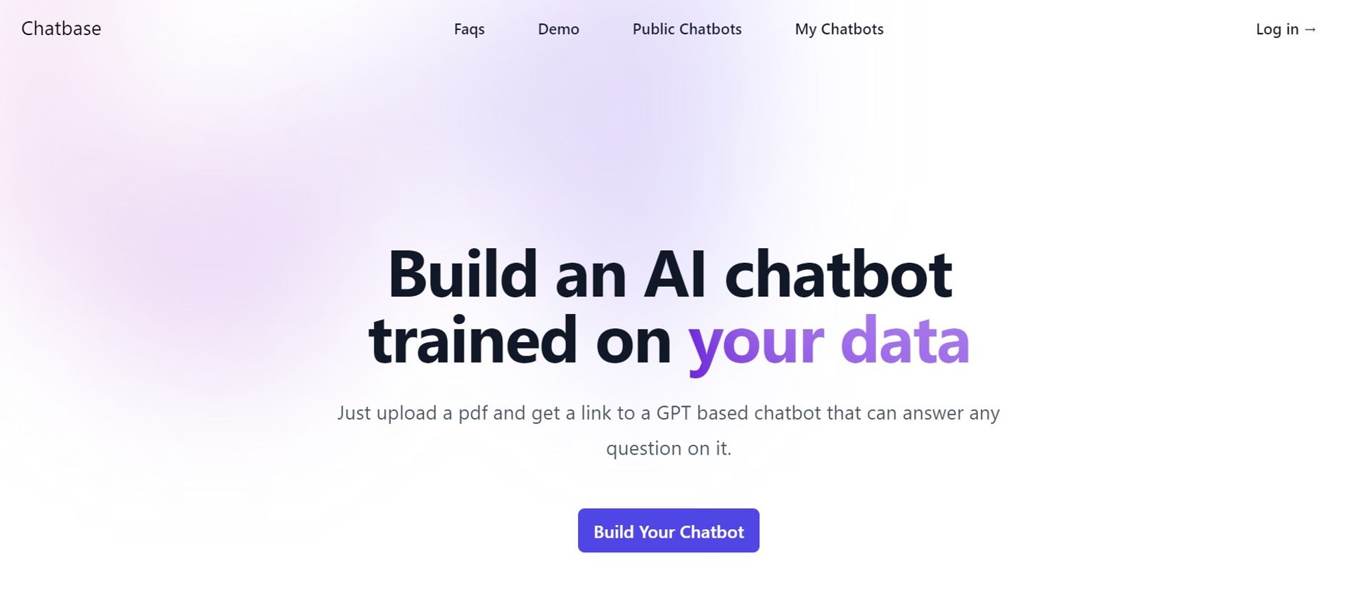 Chatbase AI Chatbot Builder main screenshot