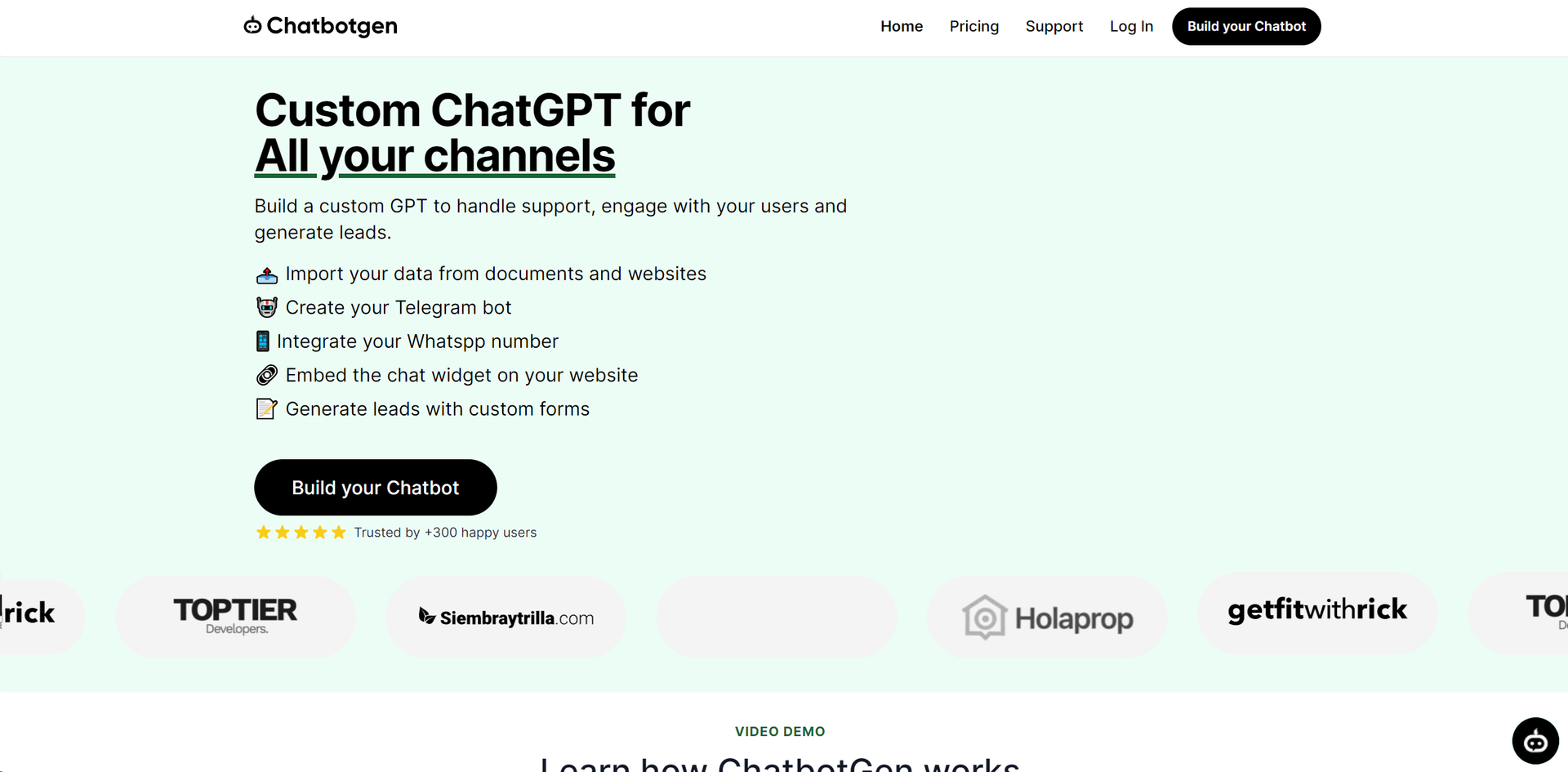 ChatbotGen main screenshot