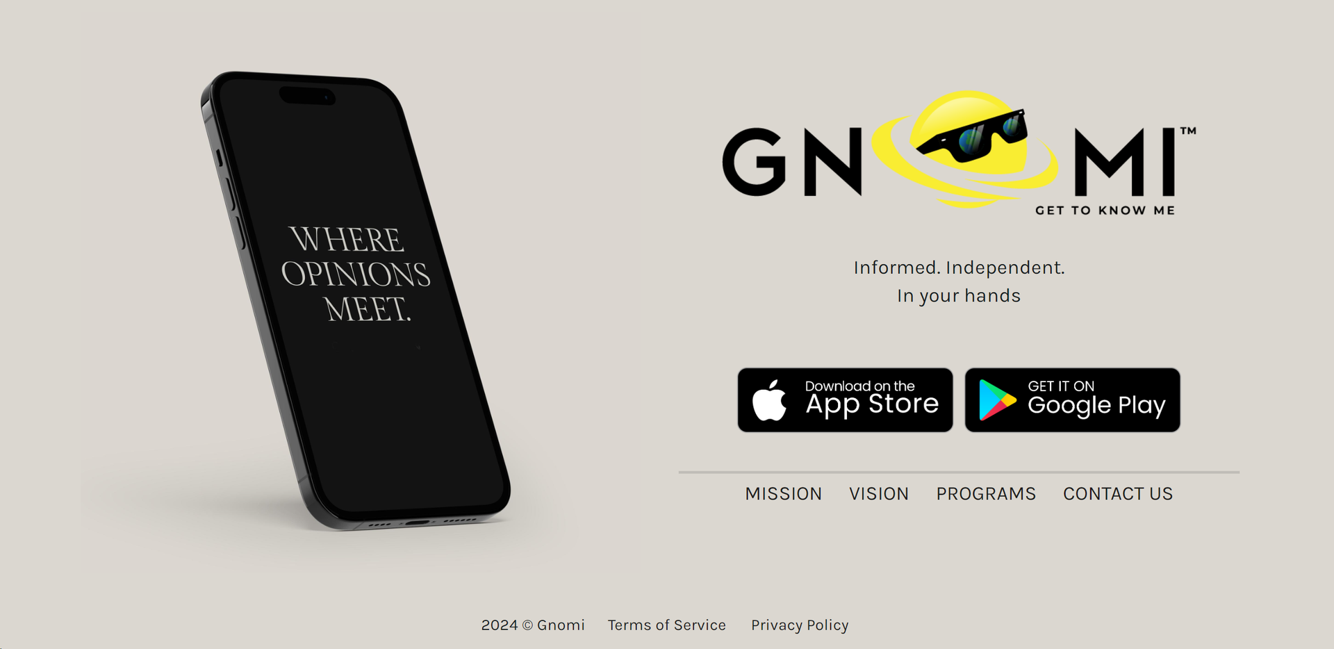 Gnomi Global News App main screenshot