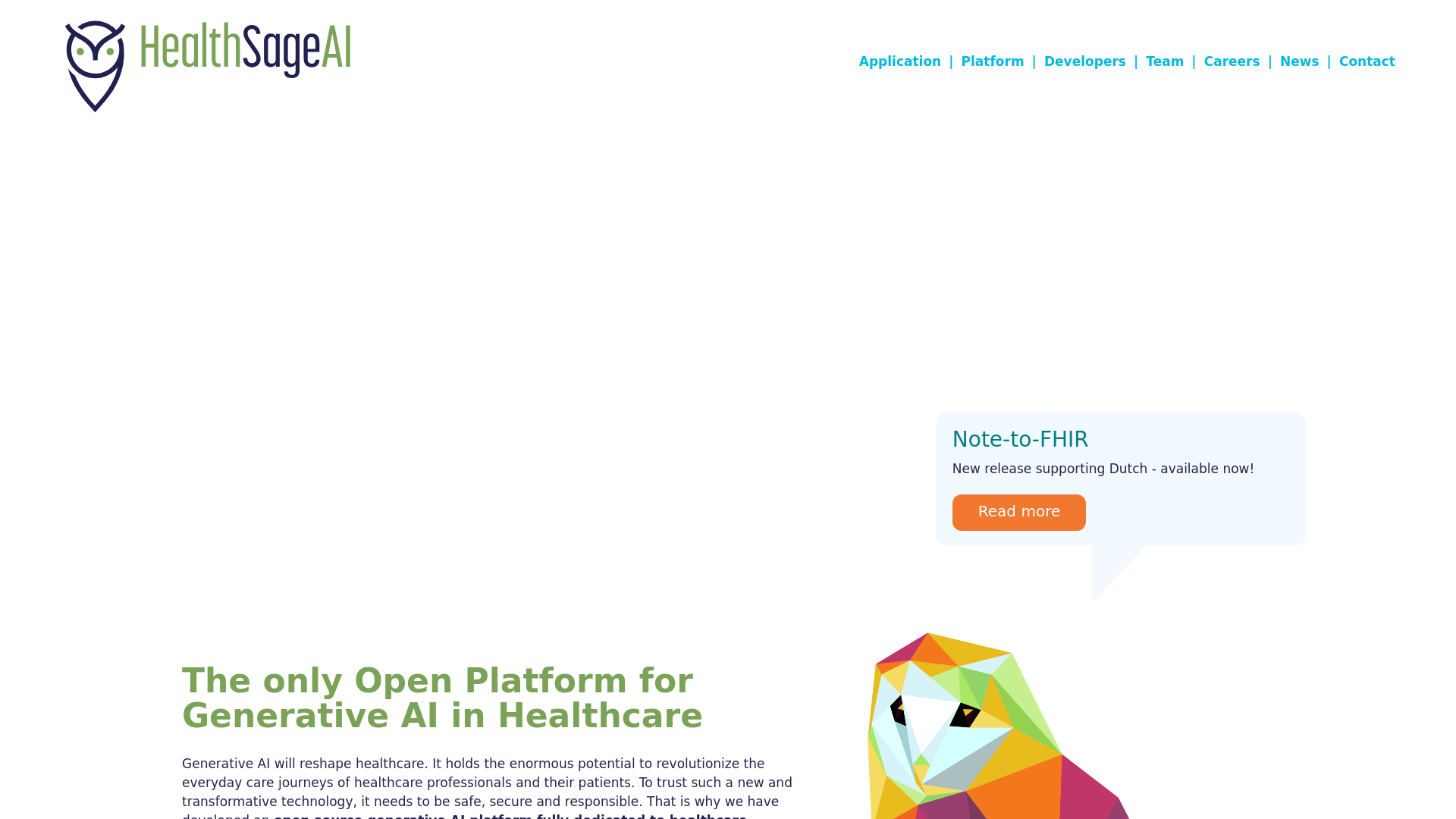 HealthSage AI main screenshot