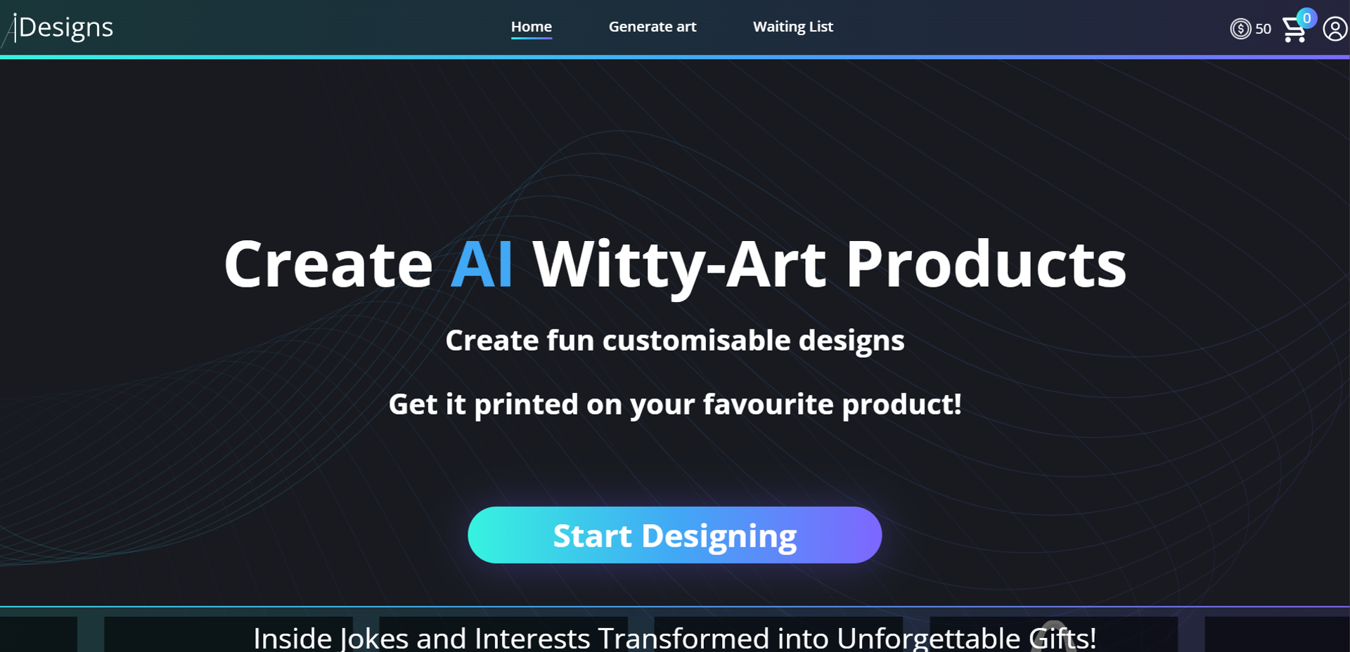 Idesigns AI main screenshot