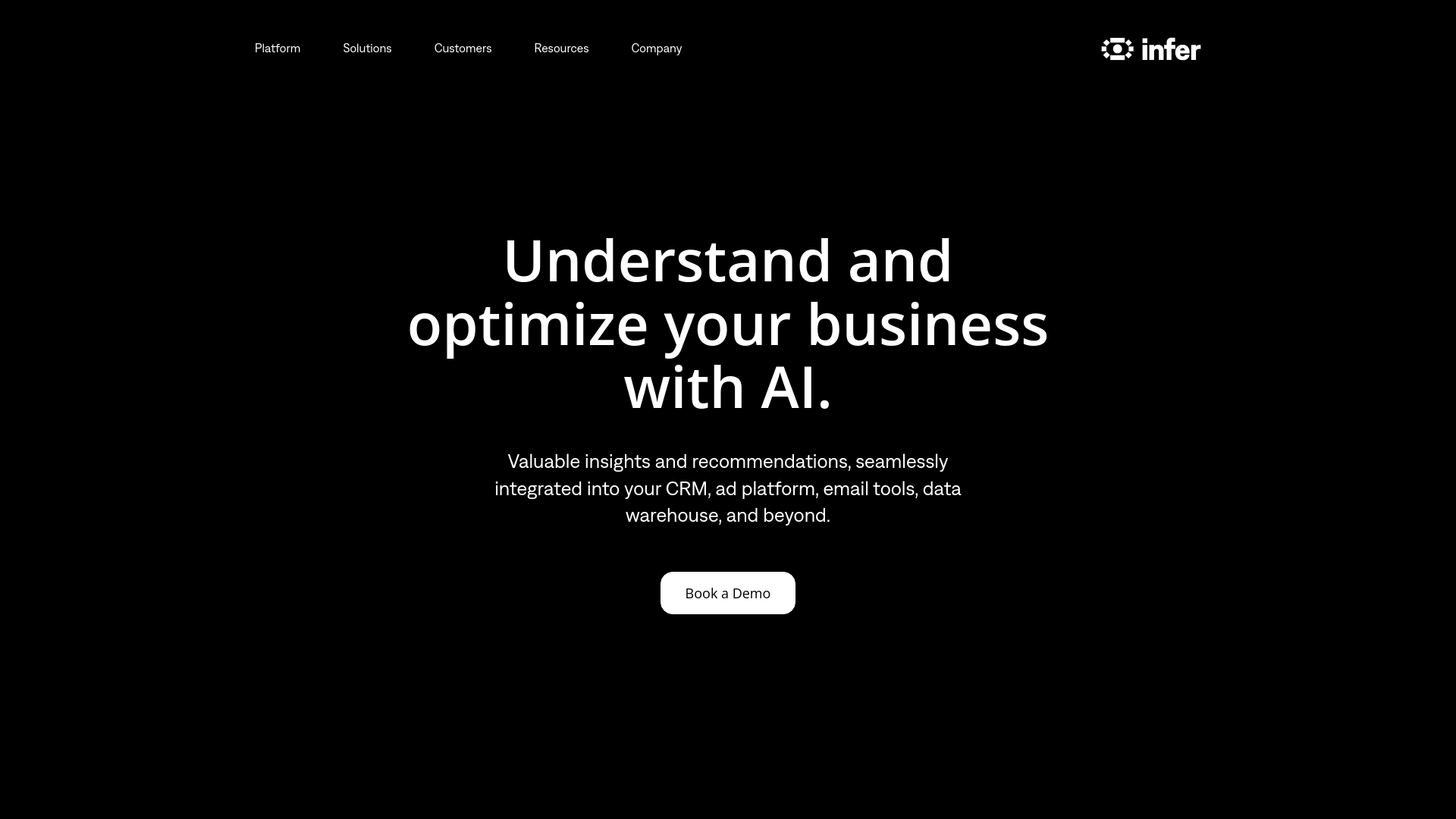 Infer AI main screenshot