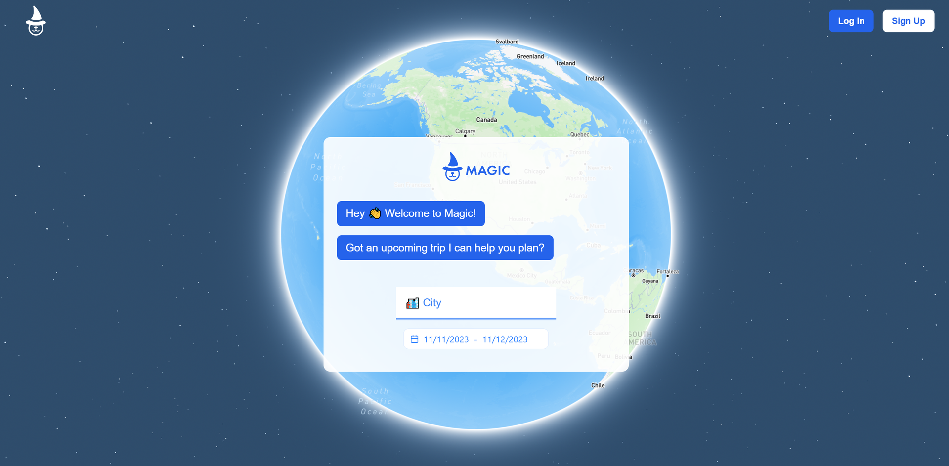 Magic Travel main screenshot