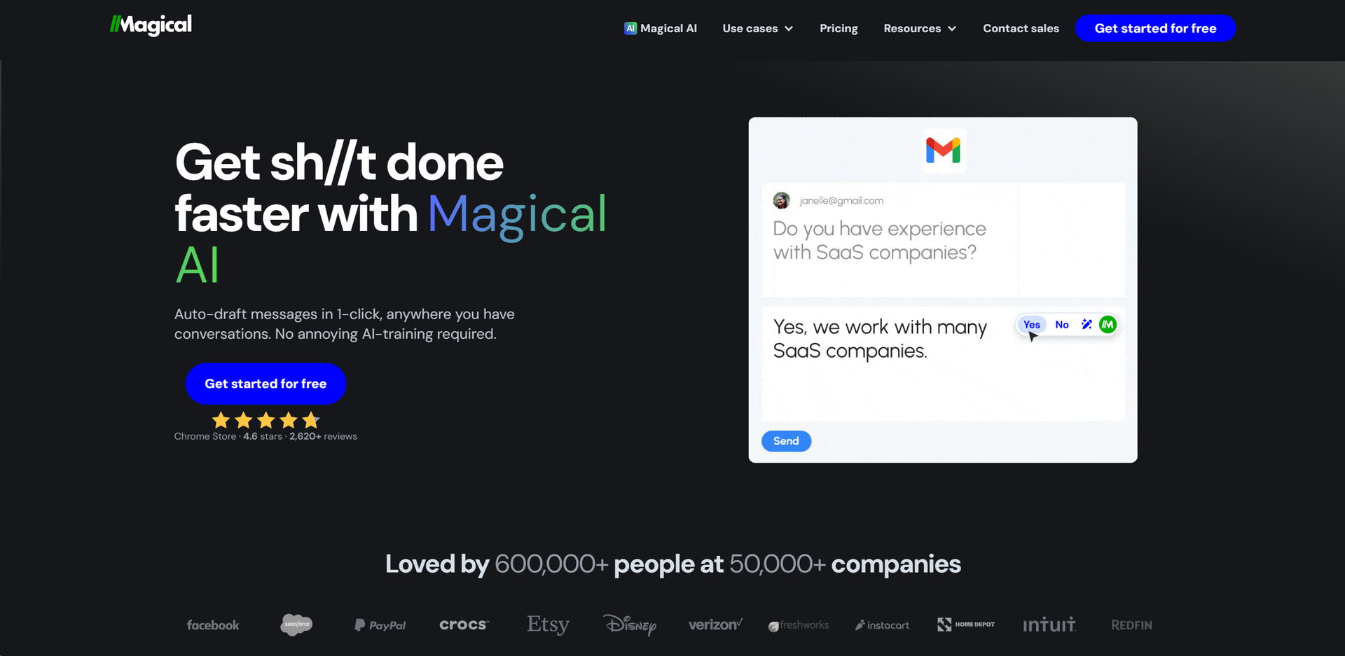Magical AI Assistant main screenshot