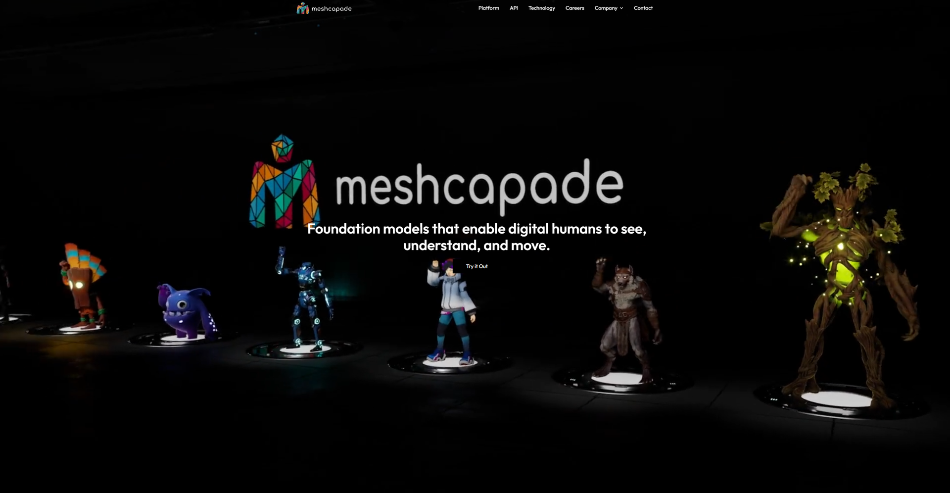 Meshcapade AI main screenshot