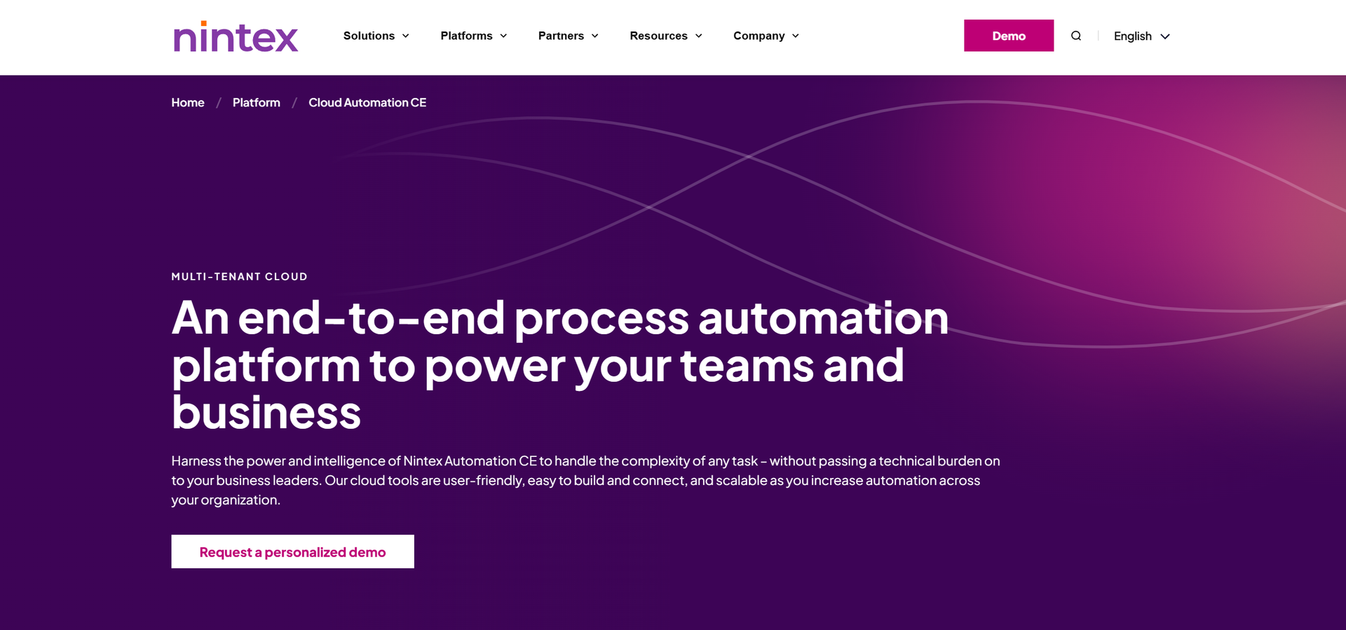 Nintex Automation Platform main screenshot