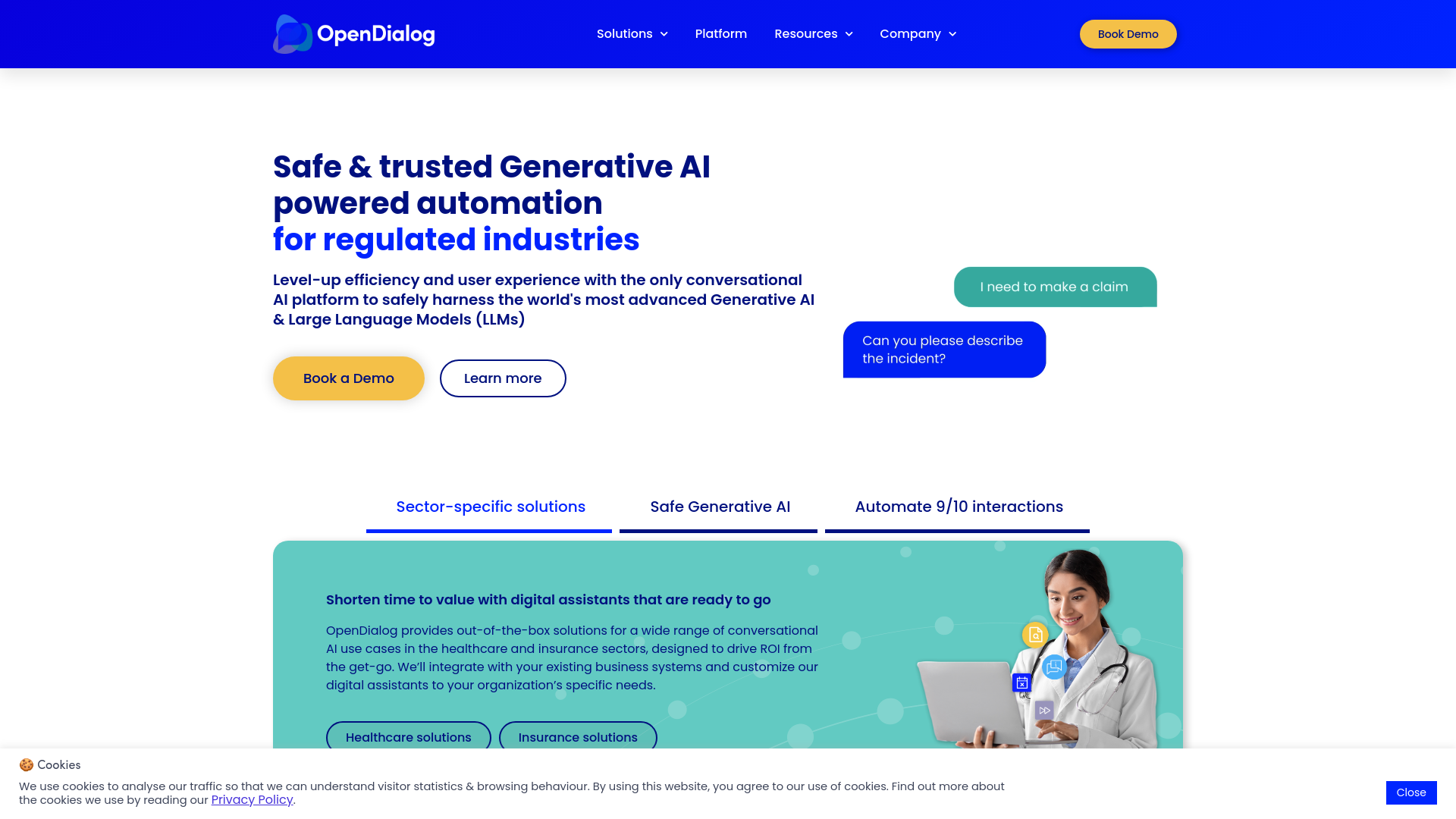 OpenDialog AI main screenshot