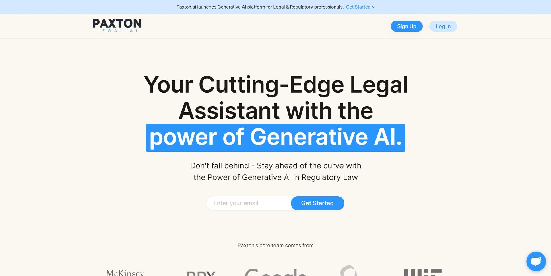 Paxton AI Legal Assistant main screenshot