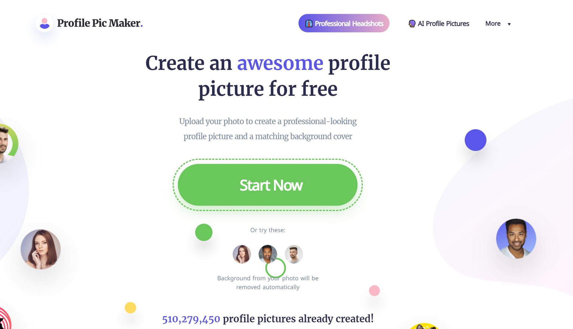 AI Profile Picture Maker main screenshot
