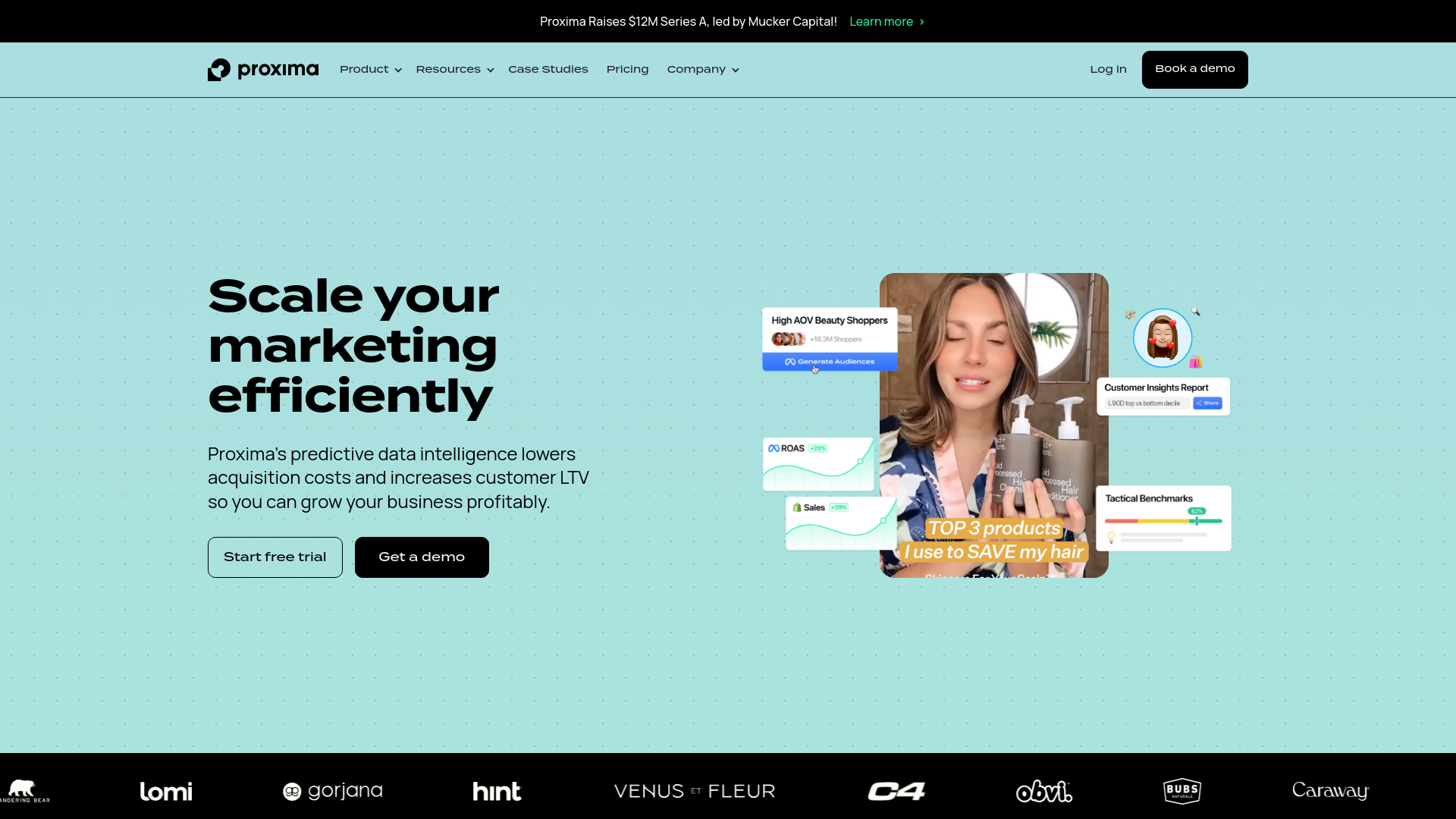 Proxima AI Marketing main screenshot