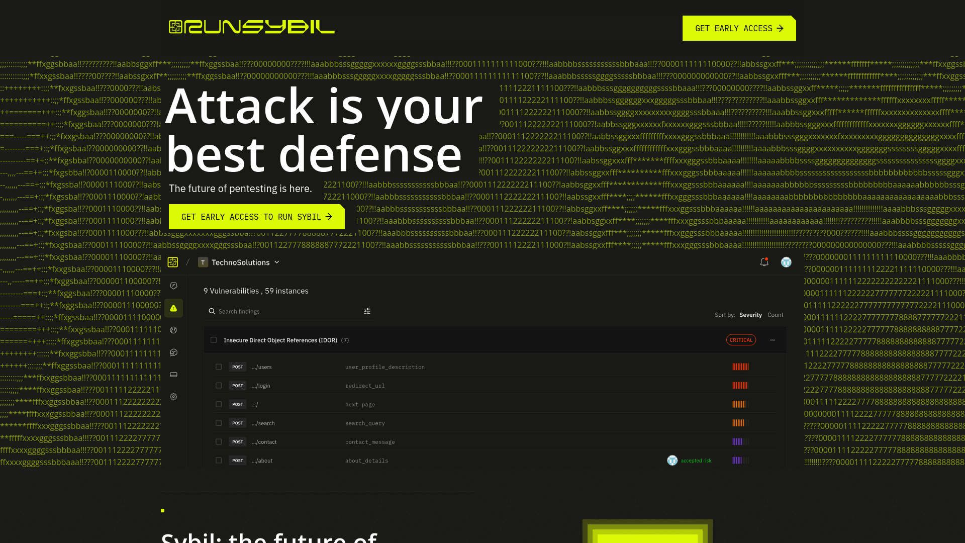 RunSybil AI Pentesting main screenshot