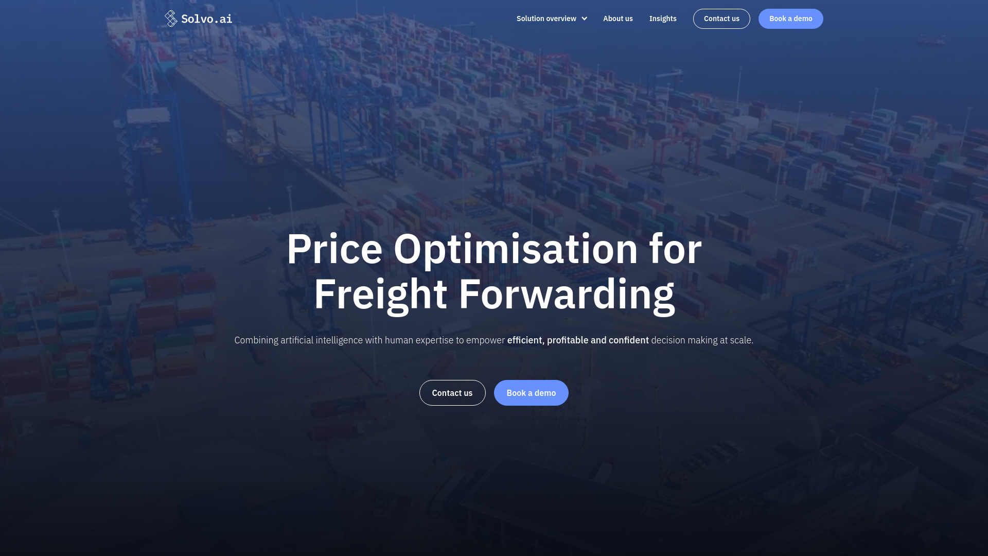 Solvo AI Pricing Optimizer main screenshot