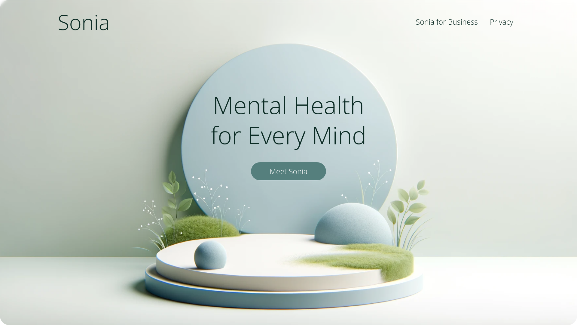 Sonia AI Therapy main screenshot