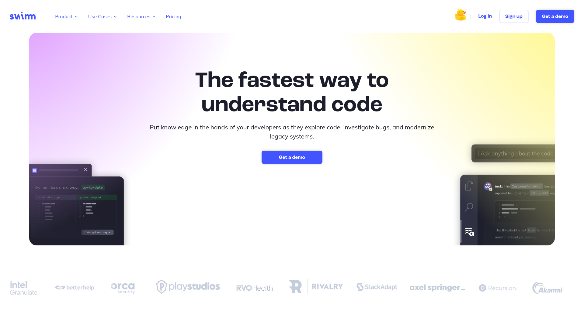 Swimm AI Codebase Documentation main screenshot