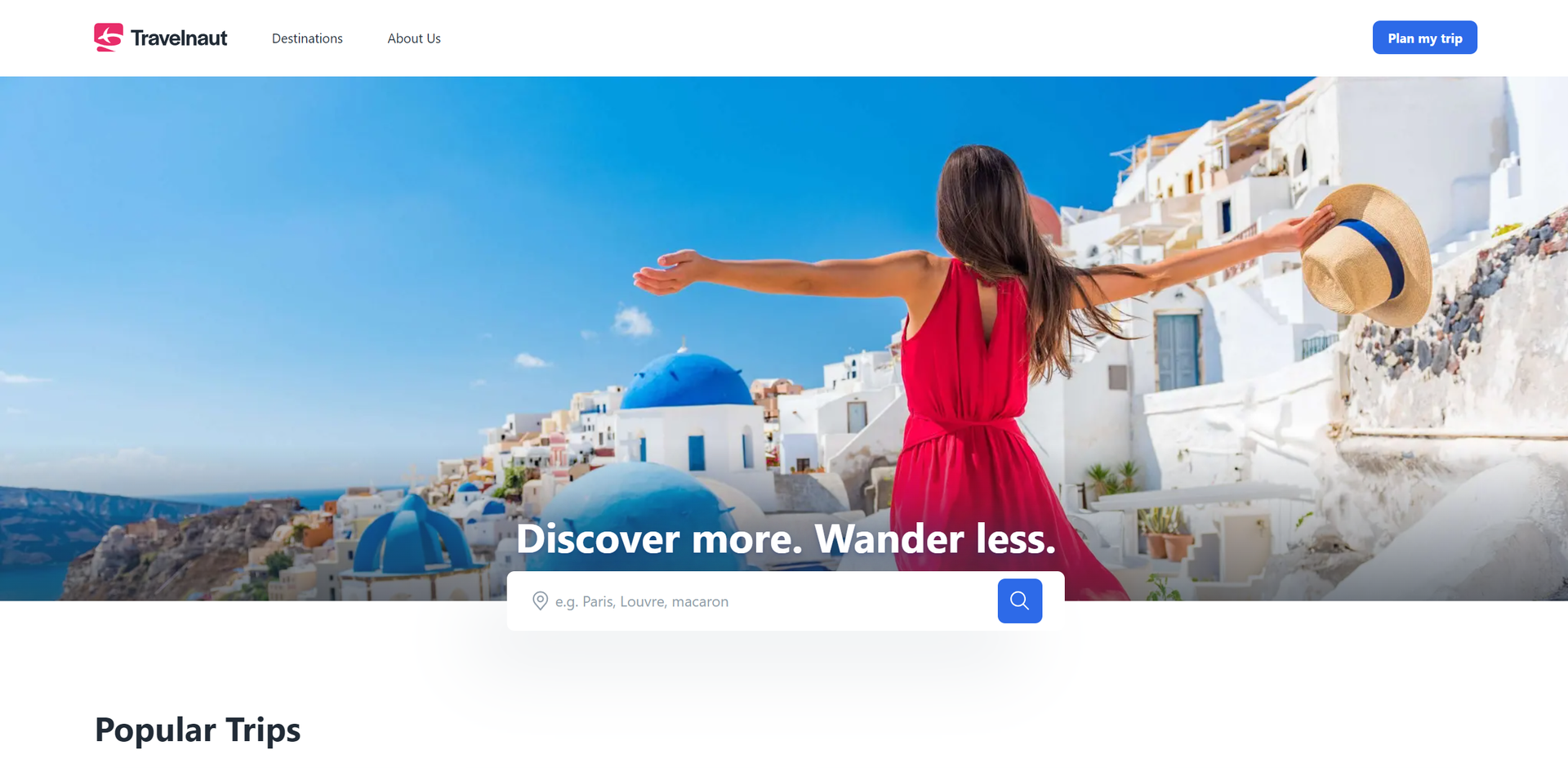 Travelnaut main screenshot
