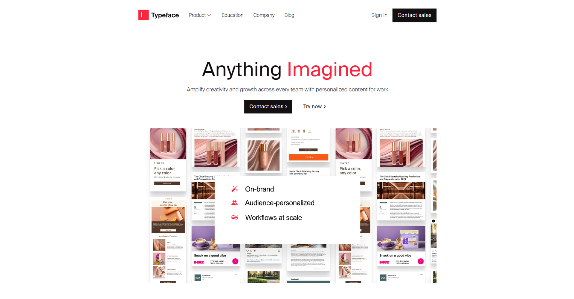 Typeface AI main screenshot